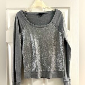 Banana Republic sequined sweatshirt